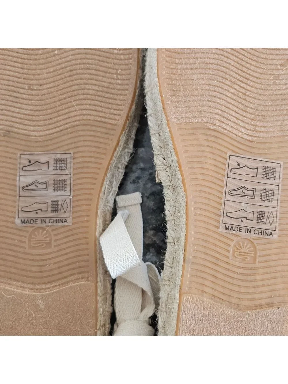 Soludos Espadrille Ankle-Tie Flats Women’s 7.5 New w/ Sticker Nautical Stripe